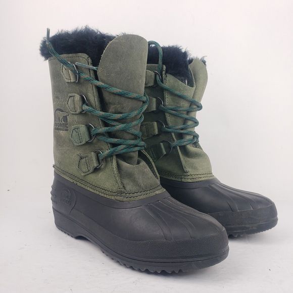 Sorel Vintage Leather Duck Snow Boots Women's Size 6 - Picture 2 of 13